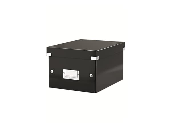 Förvaringslåda leitz wow click&amp;store, svart
