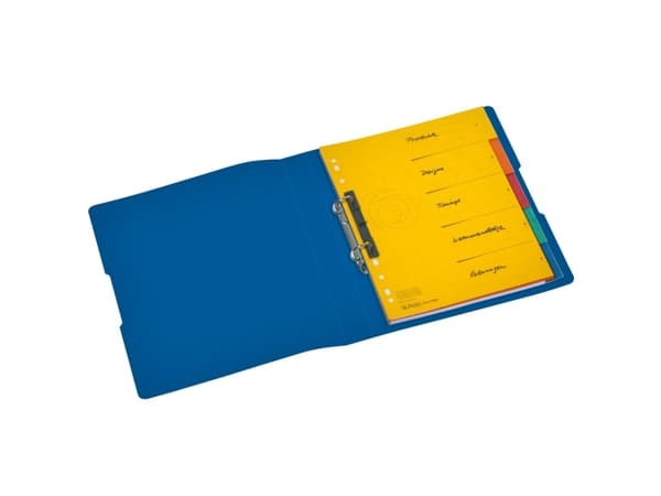 Herlitz 11217171, Rund ring, Polypropylen (PP), Blå, Matt, 2,5 cm, Rustfritt stål
