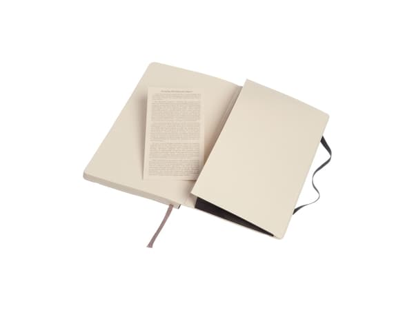 Moleskine 805-12-7289-274-1, Monokromatiskt, Svart, Mätt, 70 g/m ^, Mjukt omslag, Vuxen