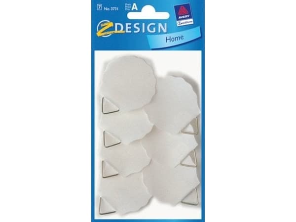 Avery Zweckform AVERY Zweckform Bildaufhänger selbstklebend 40 mm x 40 mm weiß