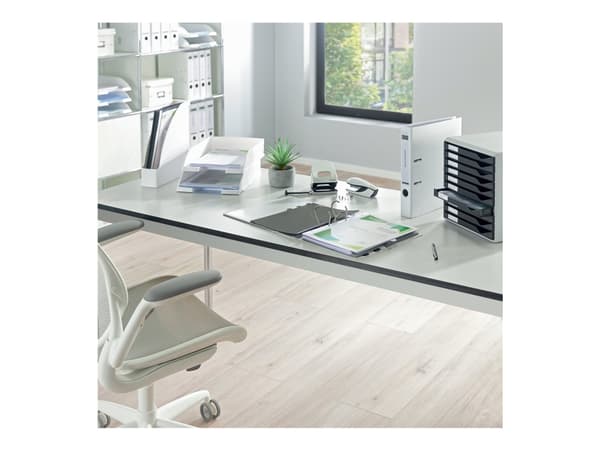 Leitz 180° Plastic Lever Arch File, A4, Valkoinen, 600 arkkia, 81 mm, 320 mm, 487 g