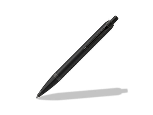 Parker IM Achromatic, Klämma, Fastklämbar, indragbar kulspetspenna, Påfyllnadsbar, Blå, 1 styck