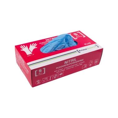 Engangshandske Prime Source PLUS str. S uden pudder Nitril AQL 1.5 blå - (100 stk.)