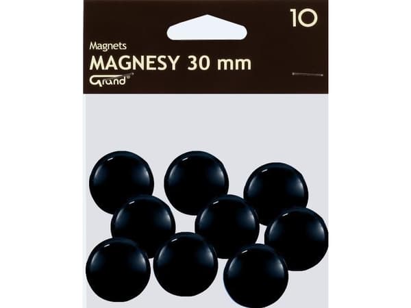 Suuri magneetti 30mm musta 10kpl GRAND - 190311