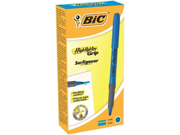 Highlighter, BIC Marking, blå