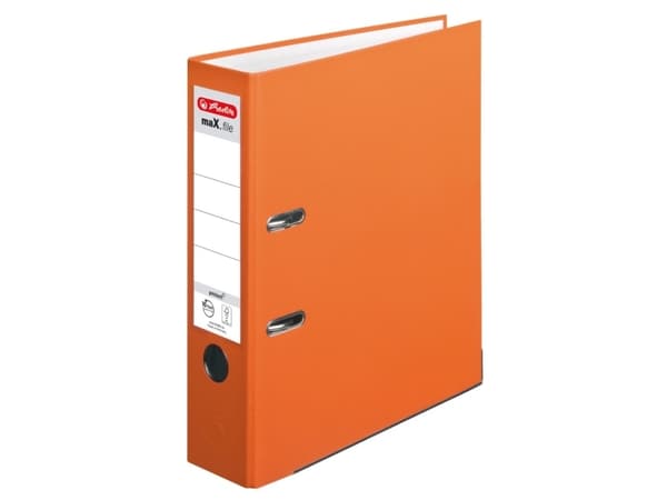 Herlitz maX.file, A4, D-ring, Förvaring, Polypropylen (PP), Orange