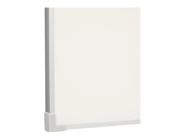 Whiteboardtavle Esselte hvid emaljeret 60x90 cm grå med aluramme