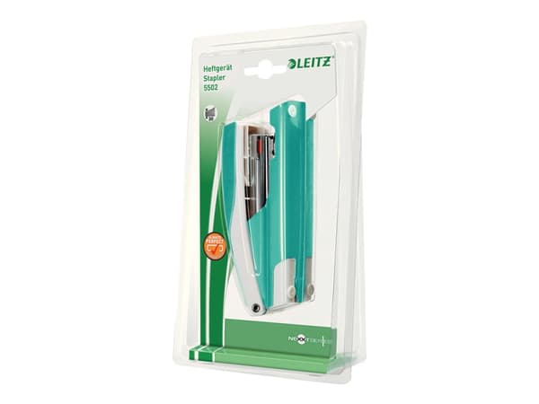 Leitz WOW - Stiftemaskin - 30 ark / 3 mm - 24/6, 26/6 - plast, metall - isblå