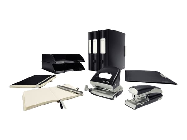Leitz 5562 - Häftapparat - 30 ark / 3 mm - 24/6, 26/6 - plast, metall - svart satäng