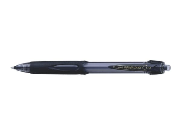 Uni SN-220, Klämma, Fastklämbar, indragbar kulspetspenna, Svart, 1 styck