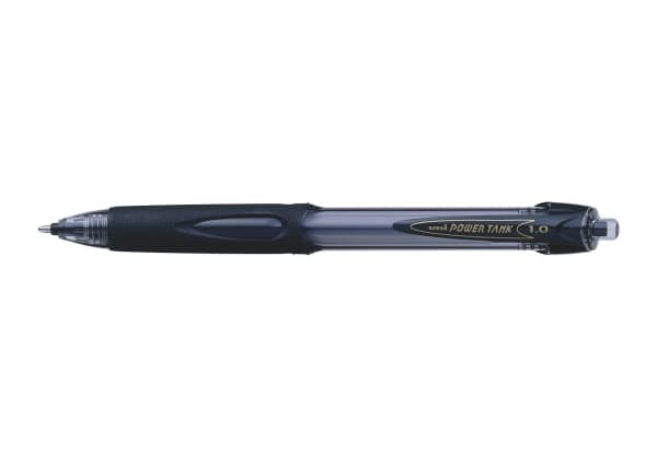 Uni SN-220, Klämma, Fastklämbar, indragbar kulspetspenna, Svart, 1 styck