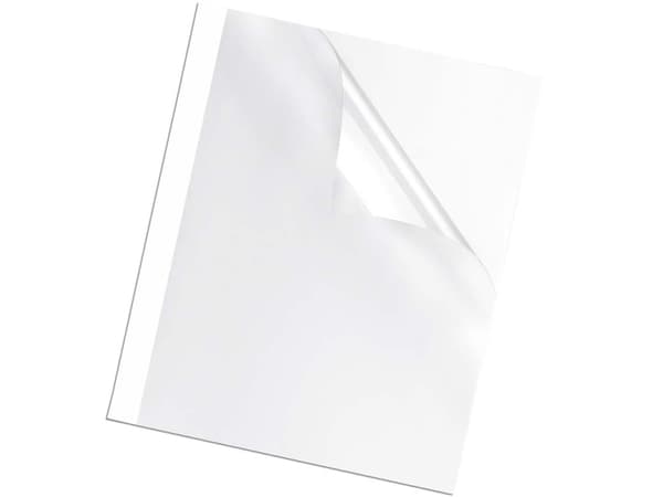 Fellowes Standard - 10 mm - A4 (210 x 297 mm) - 100 ark - 150 mikroner - hvit - 200 g/m² - 100 stk termo-PVC /kartongpermomslag