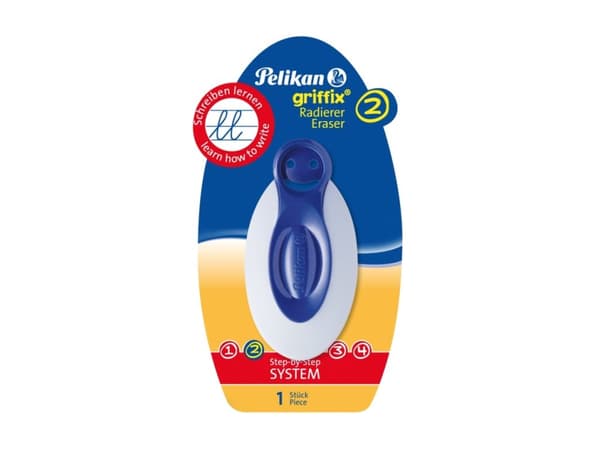 Pelikan Griffix, Plast, Blå, Vit, Vuxna och barn, 1 styck