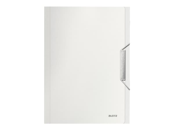 Leitz Style - Dokumentplånbok - expanderar - 6 utrymmen - 6 delar - för A4 - tabbad - arctic white