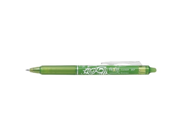 Pilot FriXion Clicker lime medium 0,7 mm - (12 stk.)