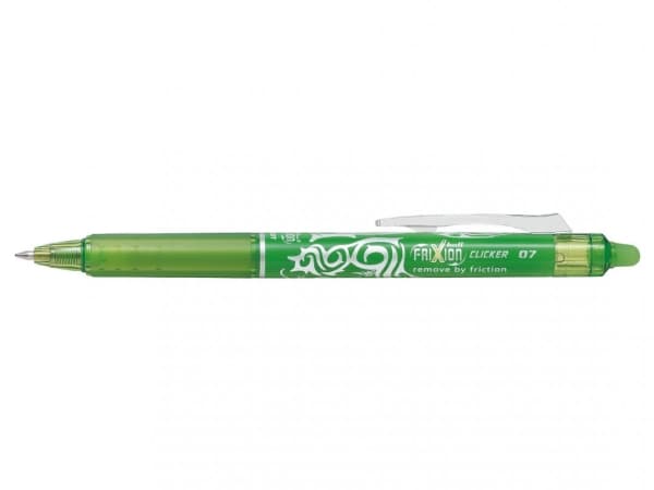 Pilot FriXion Clicker lime medium 0,7 mm - (12 stk.)