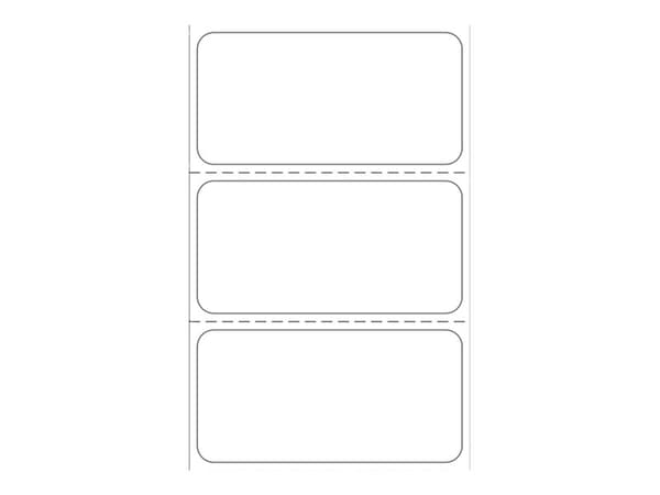 Zebra Z-Perform 1000D - Papir - permanent klebemiddel - ubelagt - 25,4 x 50,8 mm 2580 etikett(r) (1 rulle(r) x 2580) etiketter