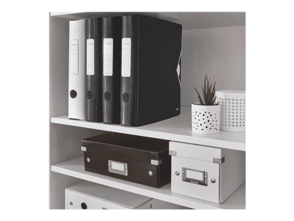 Leitz 180° Active WOW - Spakbågesfil - ryggbredd: 65 mm - för A4 (210 x 297 mm) - kapacitet: 350 ark - svart