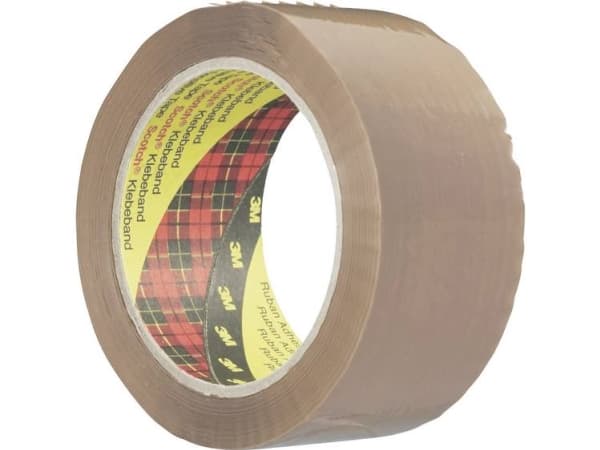 3M Förpackningstejp (L x B) 66 m x 50 mm Brun Bi-axiellt orienterad polypropylenfilm (BOPP) SCOTCH TM (KT-0000-2274-1)
