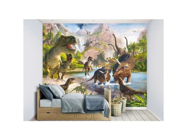 Dinosaur Land tapet 243 x 305 cm