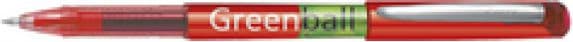 Rollerpen, Pilot BeGreen Greenball, 0,7 mm, rød