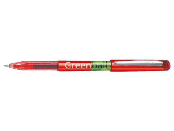 Rollerpen, Pilot BeGreen Greenball, 0,7 mm, rød