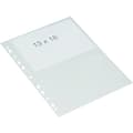 Miniatyrbilde 1 av 3: Bantex 100080936, 130 x 180 mm, Gjennomsiktig, Polypropylen (PP), Landskap, 0,1 mm, 10 stykker