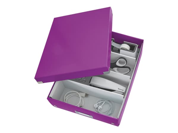 Leitz Click &amp; Store WOW Medium - säilytyslaatikko - violetti
