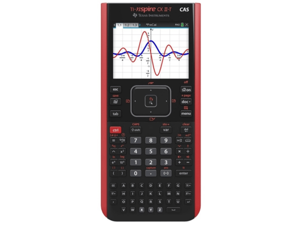 Texas Instruments TI-Nspire CX II-T CAS - Grafkalkulator - USB - batteri