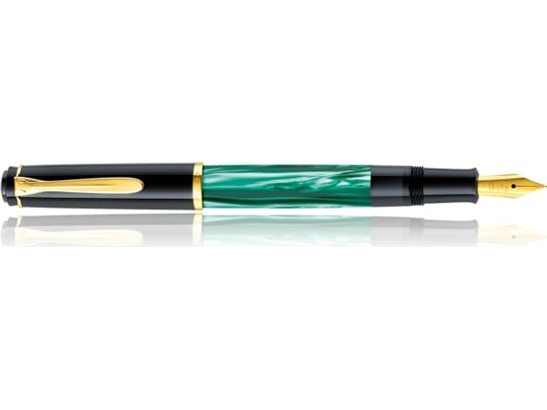 Pelikan Classic M200, Sort, Gull, Grønn, Rustfritt stål, 12,5 mm, 14 g, 1 stykker