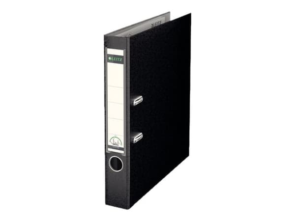 Leitz 180° Plastic Lever Arch File, A4, Musta, 350 arkkia, 5,2 cm, 55 mm, 320 mm