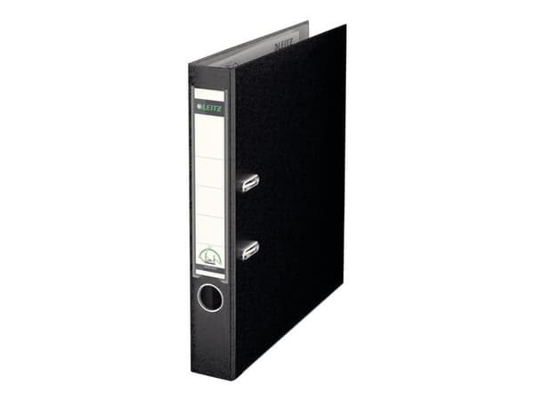 Leitz 180° Plastic Lever Arch File, A4, Musta, 350 arkkia, 5,2 cm, 55 mm, 320 mm