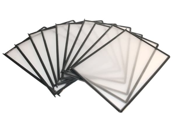 Registerlomme QuickLoad A4 antracit til registersystem HD - (10 stk.)