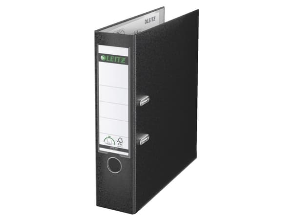Brevmappar Leitz 180° PP A4 80mm svart - (10 st.)