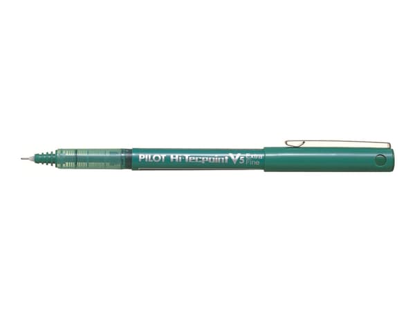 Pilot Hi-Tecpoint V5 - Rollerball-penna - grön - 0.5 mm - extra fin
