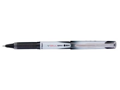 Pilot V-ball, Stiftpenna, Svart, Grå, Svart, 0,3 mm, Medium, Ambidextrous