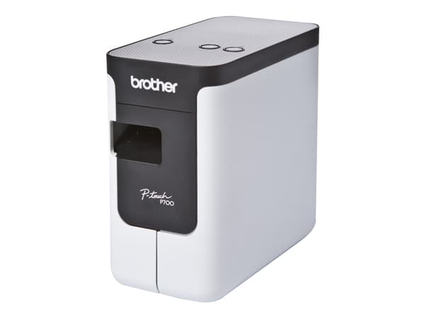 Brother P-Touch PT-P700 - Etikettskriver - termotransfer - Rull (2,4 cm) - 180 dpi - inntil 30 mm/sek - USB 2.0 - kutter