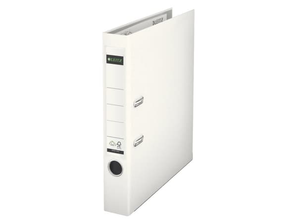 Brevordner Leitz 180° PP A4 50mm hvid - (10 stk.)