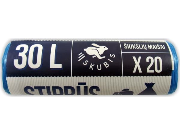 Skubis sterke søppelsekker 30L, 20 stk (7626412)