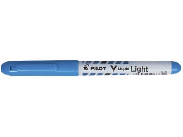 Pilot V-Liquid Light, Blå, 3,3 mm