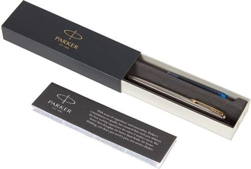 Parker Jotter, Svart, Guld, Rostfritt stål, Rostfritt stål, Rostfritt stål, Medium, Presentask, 1 styck