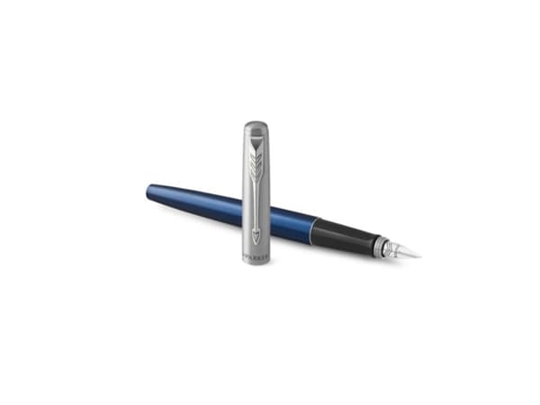 Parker Jotter, Svart, Blå, Rostfritt stål, Rostfritt stål, Rostfritt stål, Medium, Presentask, 1 styck