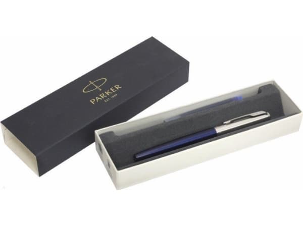 Parker Jotter, Svart, Blå, Rostfritt stål, Rostfritt stål, Rostfritt stål, Medium, Presentask, 1 styck