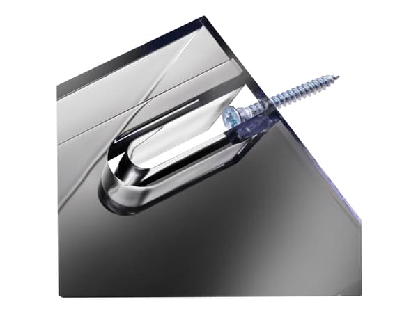Sigel - Literaturholder - veggmonterbar - 3 rom - for DIN lang (105 x 210 mm) - blank
