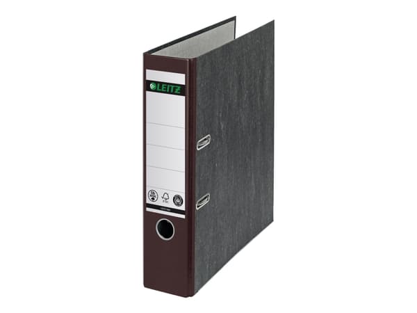 Leitz Plastic Lever Arch File A4 80mm 180° Brun