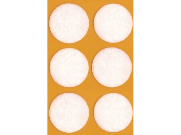 Avery 59465, Valkoinen, Huopa, Pyöreä, 3,5 cm, 6 kpl