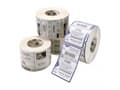 Miniatyrbilde 3 av 5: Zebra Z-Ultimate 3000T - Polyester - blank - permanent akryl-adhesiv - sølv - 76 x 76 mm 11340 etikett(er) (6 rull(er) x 1890) merkelapper - for Zebr