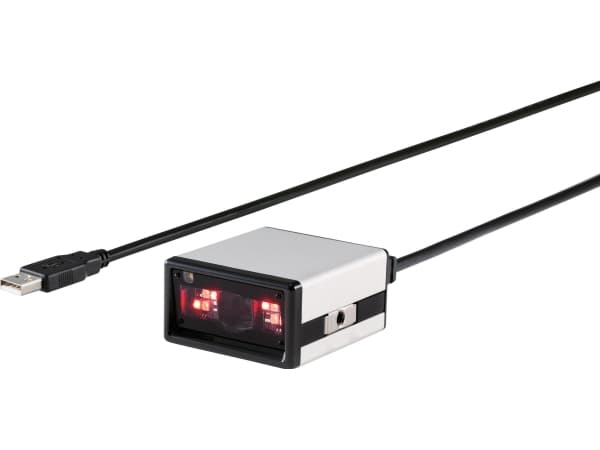 Renkforce RF-4353860, Nopea viivakoodinlukija, 1D/2D, CMOS, GS1 Databar Limited,UPC-E,ISSN,ISBN,UPC-A,Matrix 2 of 5,Codabar,Koodi 11,Koodi 128,Koodi