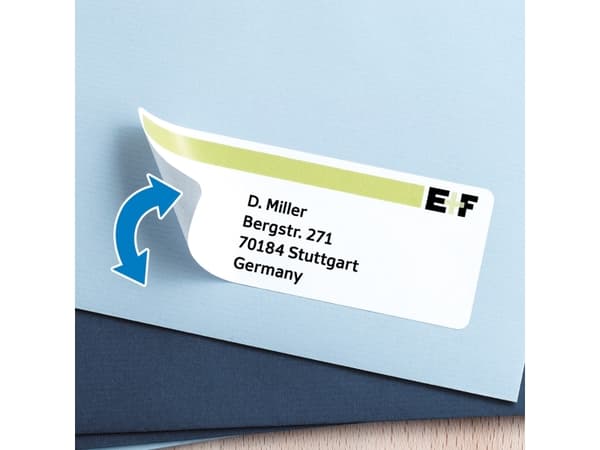 HERMA Spesial - Papir - matt - flyttbar selvklebende - hvit - 96 x 50,8 mm 1000 etikett(er) (100 ark x 10) adresseetiketter