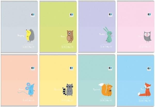 Interdruk Notebook A5/16K line B&B Kids Pastel 20pcs (272865)